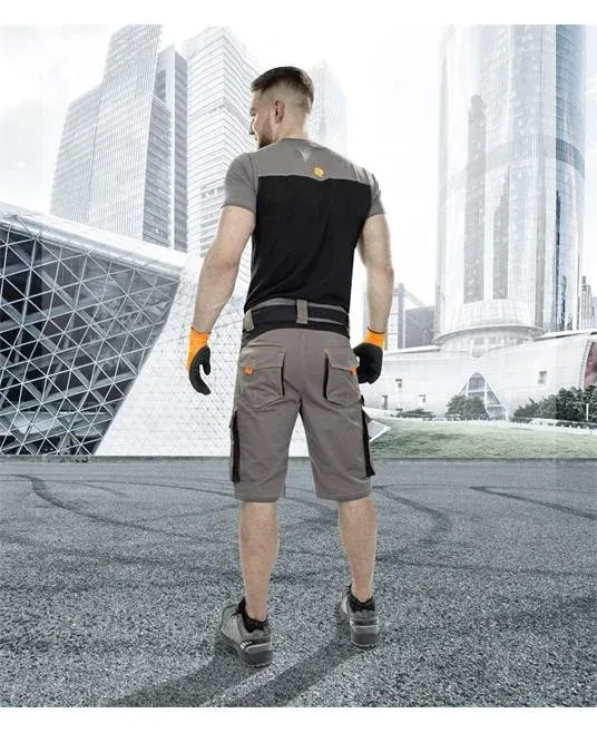 Pantaloni scurti de lucru culoarea gri-negru, Ardon VISION