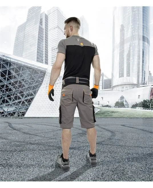 Pantaloni scurti de lucru culoarea gri-negru, Ardon VISION