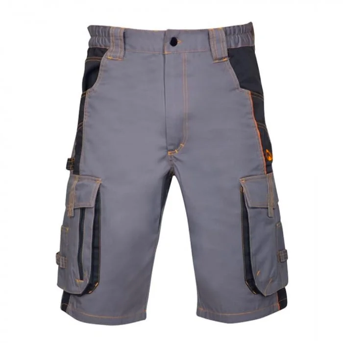 Pantaloni scurti de lucru culoarea gri-negru, Ardon VISION