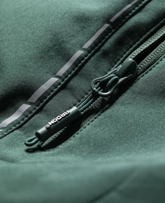 Jachetă de iarnă cu glugă verde 100% poliester, Ardon WINTER VISION