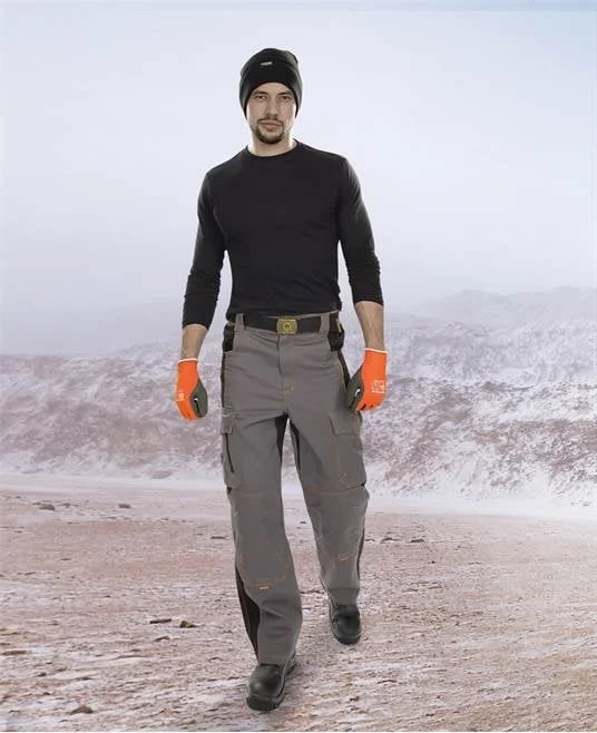 Pantaloni de lucru gri de iarnă în talie, Ardon VISION