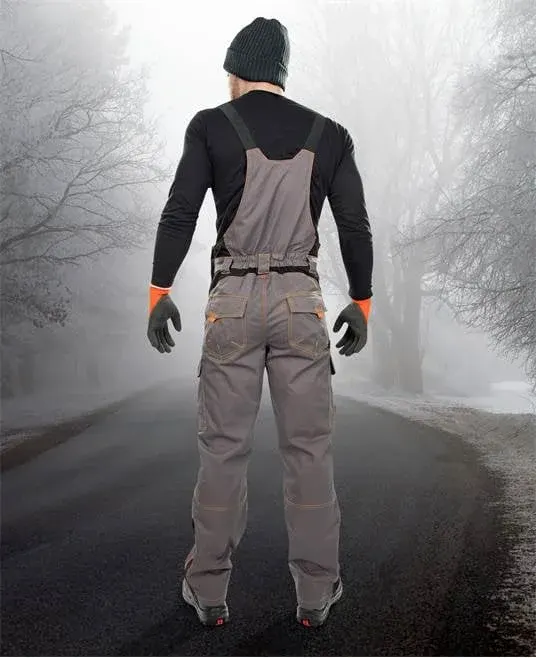 Pantaloni de lucru gri de iarna cu pieptar, Ardon VISION