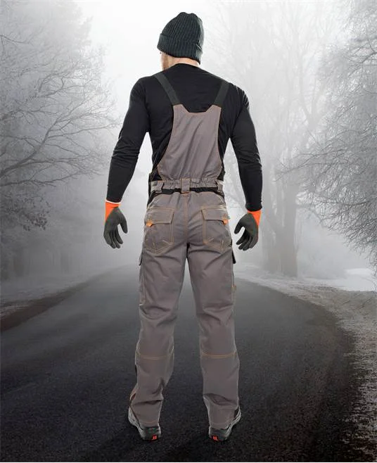 Pantaloni de lucru gri de iarna cu pieptar, Ardon VISION