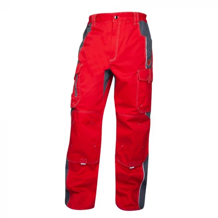 Pantaloni de lucru culoarea roșu standard, Ardon VISION