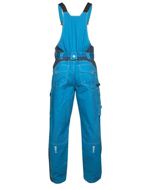 Pantaloni de lucru albaștri cu pieptar, culoarea albastru, Ardon VISION