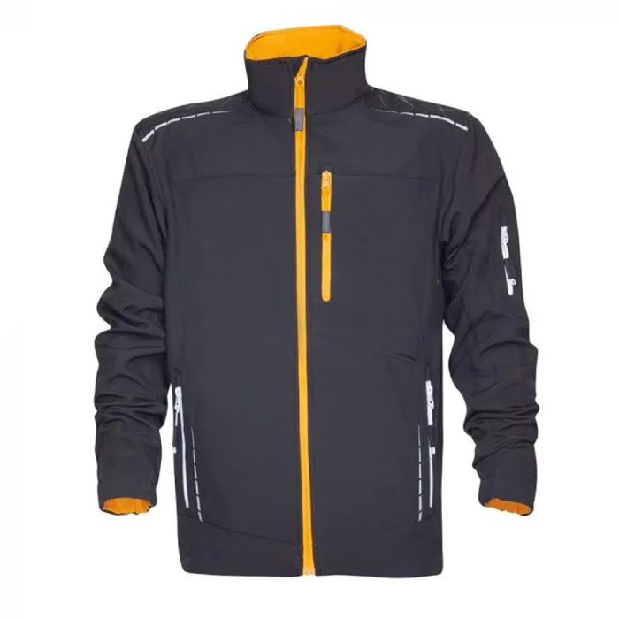 Jacheta neagră impermeabilă fără glugă, culoarea negru, Ardon VISION