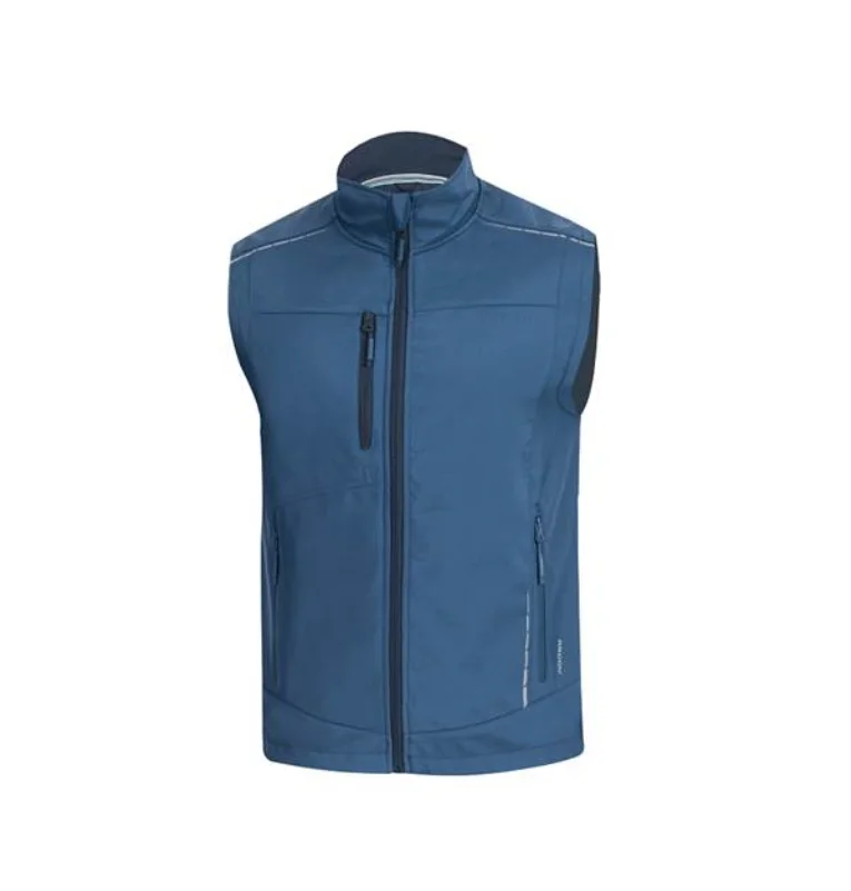 Vesta de iarna softshell Ardon VISION, culoarea albastru, 100% poliester, 285 g/mp