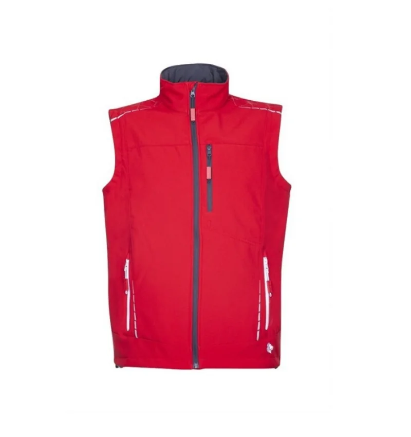 Vesta softshell barbati de iarna, culoarea roșu, poliester 100%, Ardon VISION WR, 285g/mp