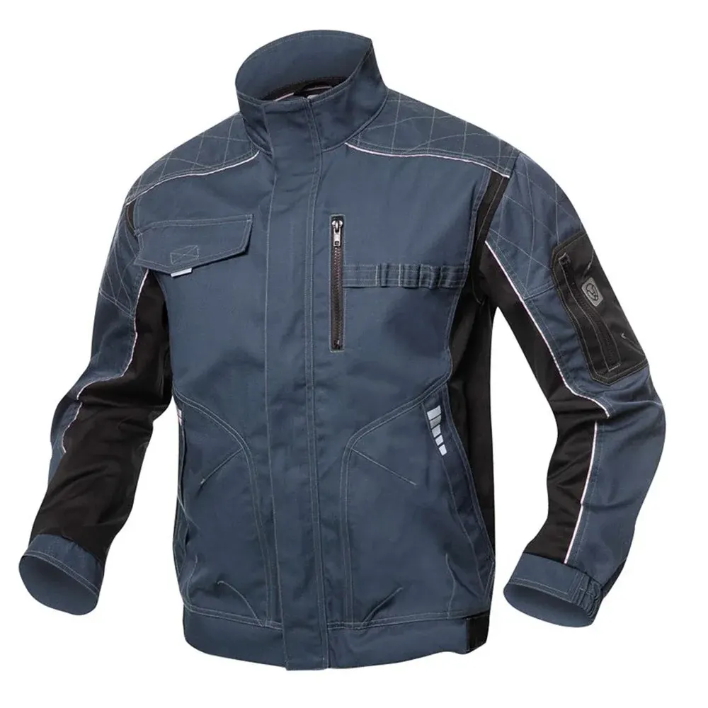 Set costum bleumarin cu pantaloni de lucru cu pieptar, Ardon VISION