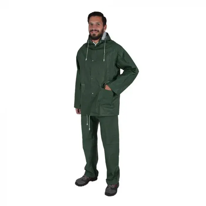 Costum impermeabil de ploaie verde, Ardon HUGO