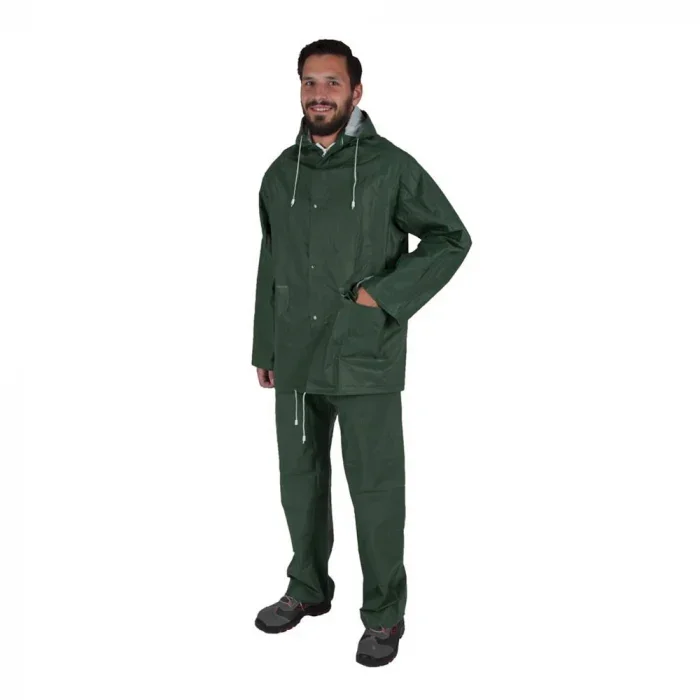 Costum impermeabil de ploaie verde, Ardon HUGO