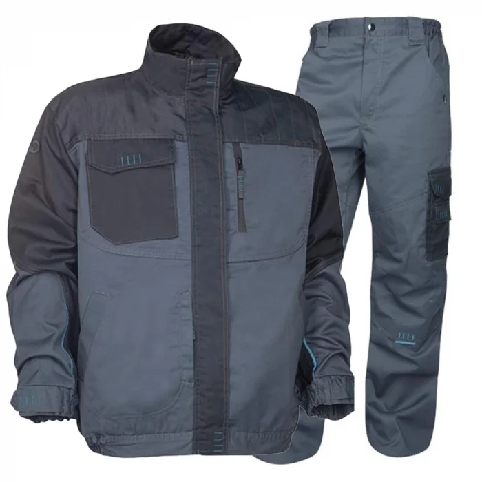 Set costum gri-negru cu pantaloni de lucru in talie, Ardon 4TECH