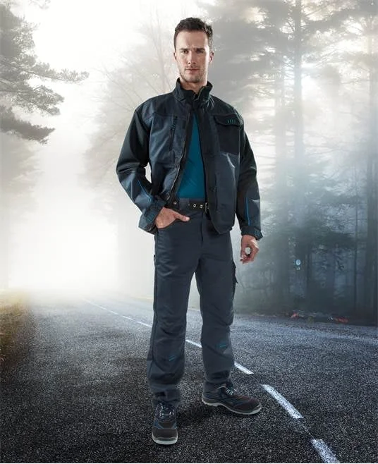 Jacheta de lucru gri-negru 65% poliester, Ardon 4TECH