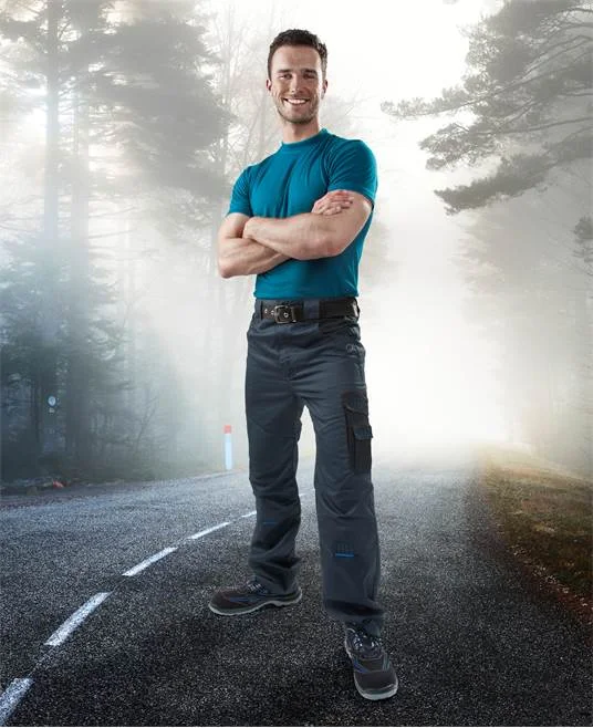 Pantaloni de lucru standard culoarea asfalt-negru, Ardon 4TECH