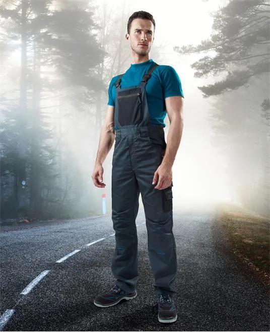 Pantaloni de lucru gri 65% poliester, cu pieptar, Ardon 4TECH