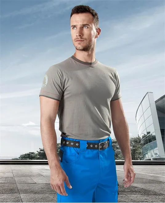 Tricou gri barbati bumbac 100% cu mânecă scurtă, Ardon 4TECH