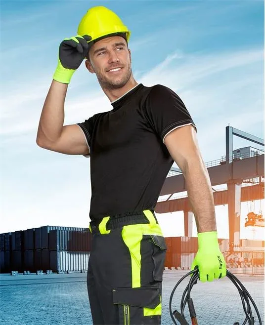 Tricou negru barbati bumbac 100% cu mânecă scurtă, Ardon 4TECH