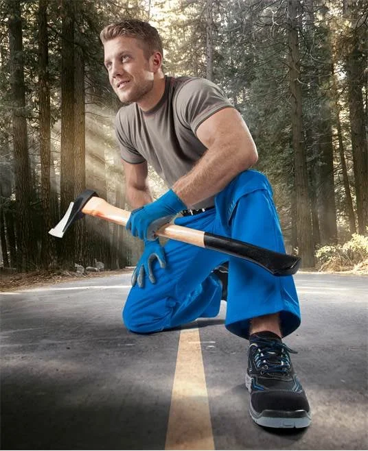 Pantaloni de lucru standard culoarea albastru-negru, Ardon 4TECH