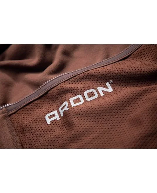 Fleece de lucru maro bărbați, Ardon 4TECH
