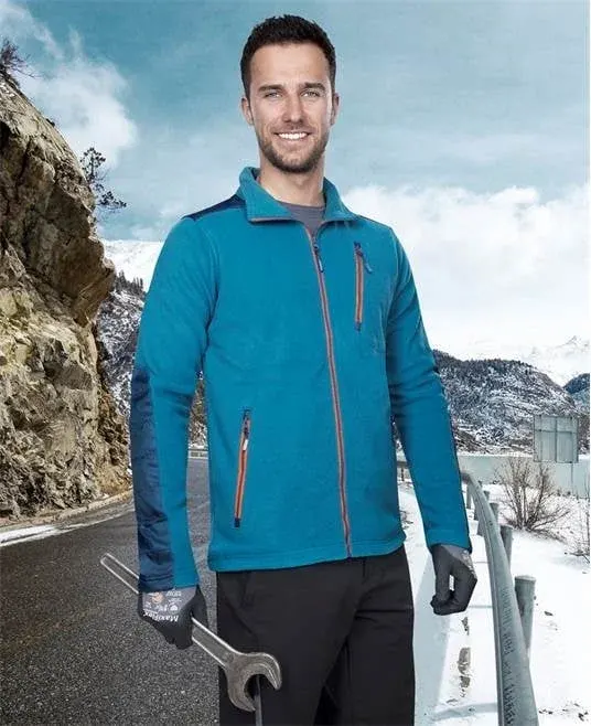 Fleece de lucru turcoaz bărbați, Ardon 4TECH