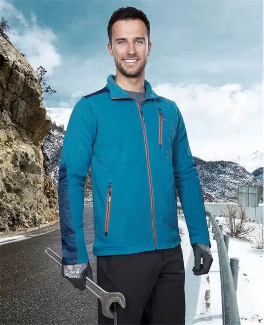 Fleece de lucru turcoaz bărbați, Ardon 4TECH