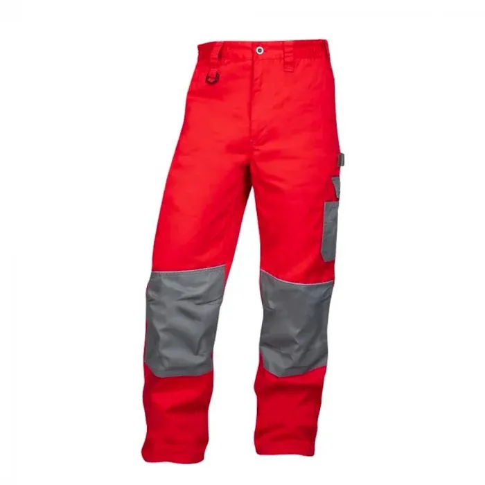 Pantaloni de lucru rosii in talie, din bumbac și poliester, 235gr/mp, Ardon 2STRONG, culoarea roșu
