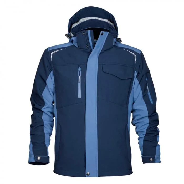 Jacheta bărbați albastră softshell impermeabilă, culoarea albastru, Ardon R8ED