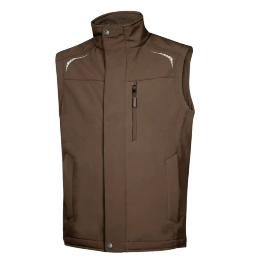 Vesta softshell de iarna, culoarea maro, Ardon R8ED softshell, 300g/mp
