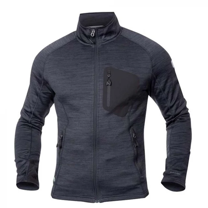 Hanorac gri inchis fara gluga, 95% poliester, Ardon Breeffidry