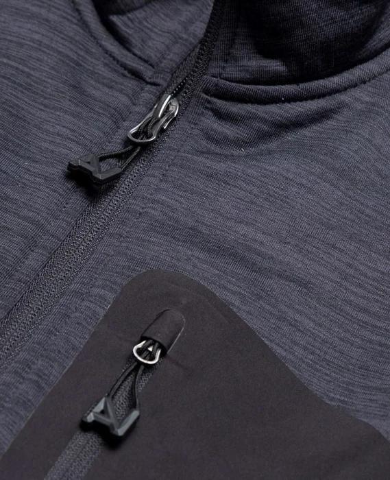 Hanorac gri inchis fara gluga, 95% poliester, Ardon Breeffidry