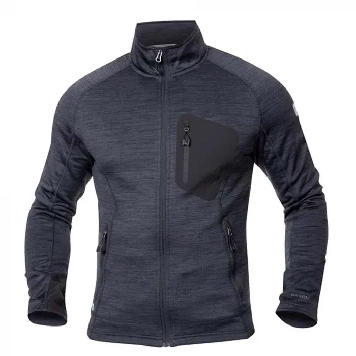 Hanorac gri inchis fara gluga, 95% poliester, Ardon Breeffidry