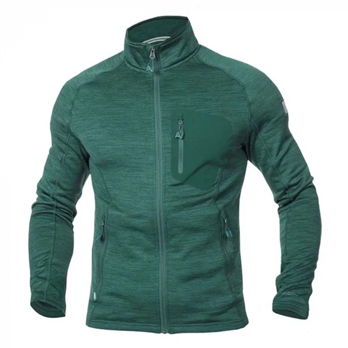 Hanorac barbati verde fara gluga, culoarea bleumarin, Ardon Breeffidry