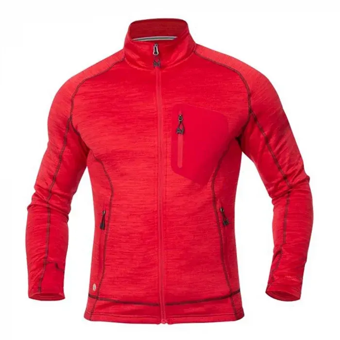 Hanorac pentru bărbați fara gluga, Breeffidry, din poliester și spandex, 270g/mp, Ardon, culoarea roșu