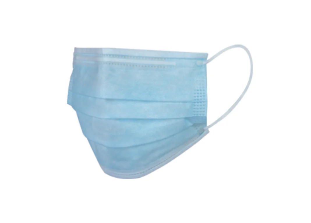 Cutie cu 50 de masti medicale de unica folosinta, culoarea bleu, HM11001U, Delta Plus