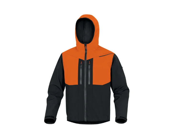 Jacheta softshell rezistenta la vant si la apa, culoarea gri, HORTEN2, Delta Plus