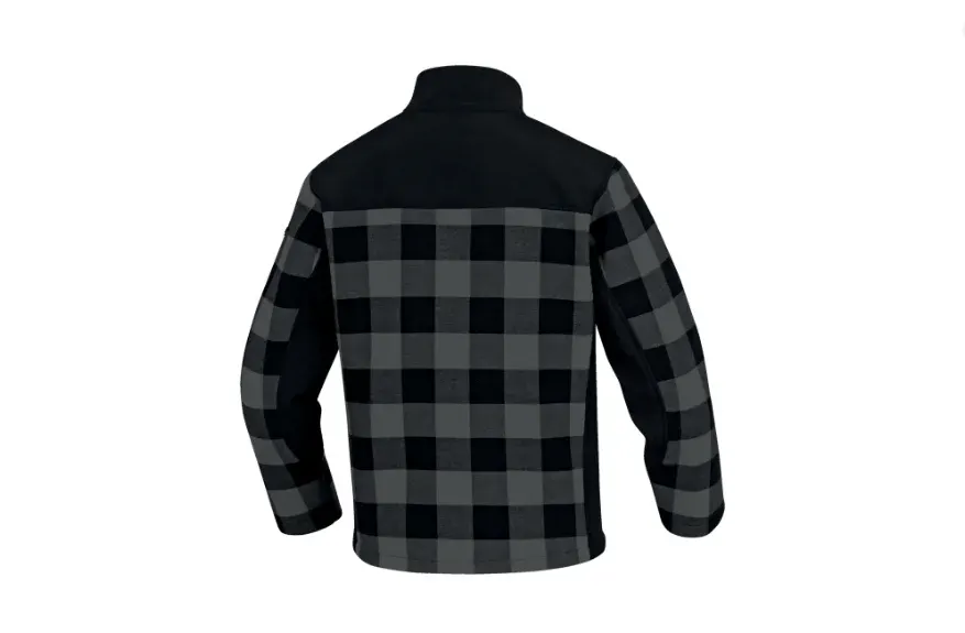 Jacheta din flanel captusita cu lână și softshell, culoarea gri, KODIAK, Delta Plus