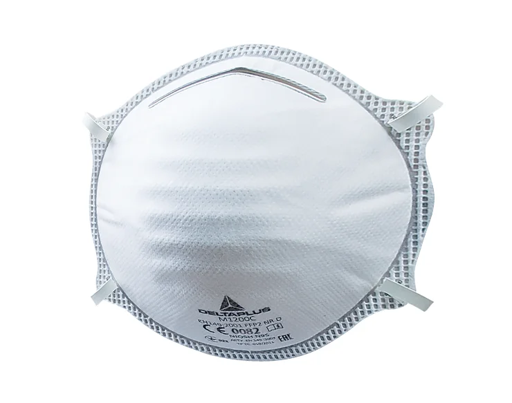 Masca protectie respiratorie unica folosinta FFP2, culoarea alb, M1200, Delta Plus