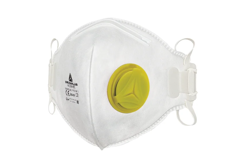 Masca de protectie respiratorie FFP2, culoarea alb, de unica utilizare, M1200VB