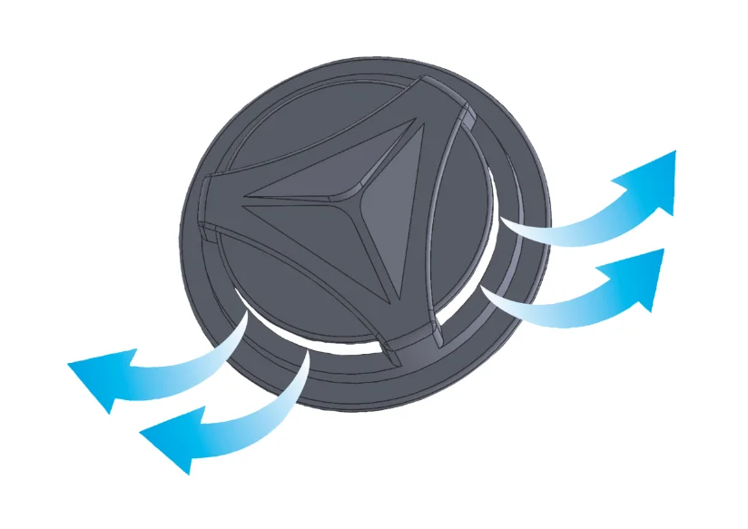 Masca de protectie respiratorie FFP3, culoarea alb, M1300VB, Delta Plus