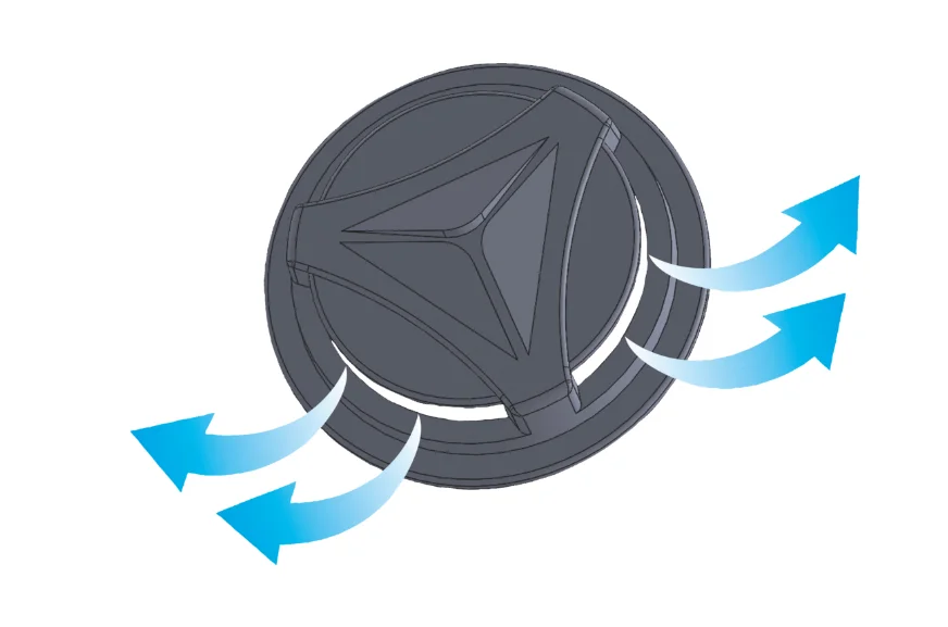 Masca de protectie respiratorie FFP3, culoarea alb, de unica utilizare, M1300V, Delta Plus