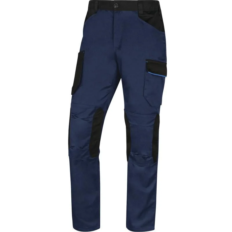 Pantaloni de lucru Mach2 din poliester și bumbac (65/35), culoarea bleumarin, 245 g/m²
