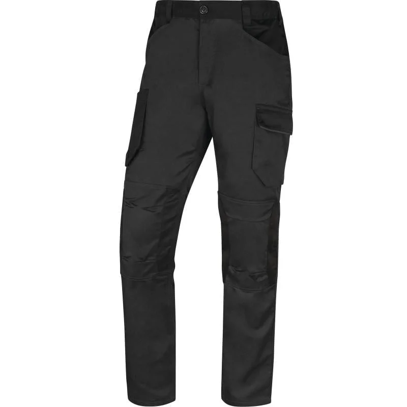 Pantaloni de lucru Mach2 din poliester și bumbac (65/35), culoarea gri, 245 g/m²