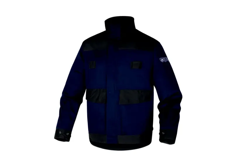Jacheta de protectie multirisc pentru electricieni sau sudori, culoarea bleumarin, MAIVE2