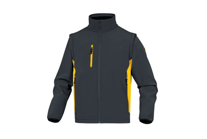 Jacheta rezistenta la vânt si ploi ușoare, culoarea gri, cu mâneci detașabile, MYSEN2