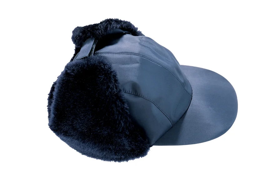 Sapca de iarna calduroasa cu protectii pentru urechi, culoarea bleumarin, Nordic