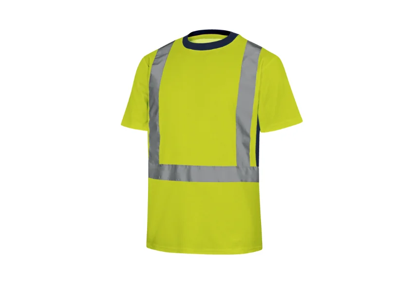 Tricou cu maneci scurte reflectorizant, NOVA, culoarea galben - Delta Plus