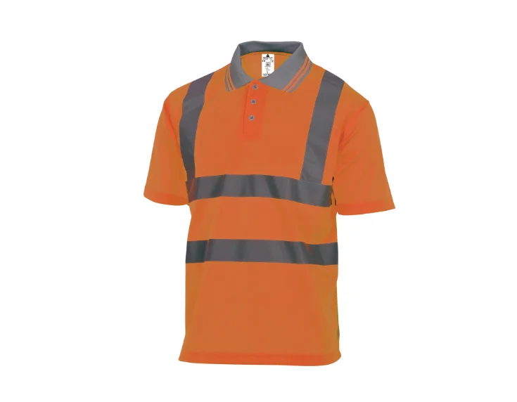 Tricou polo cu maneca scurta reflectorizant, OFFSHORE, culoarea portocaliu - Delta Plus