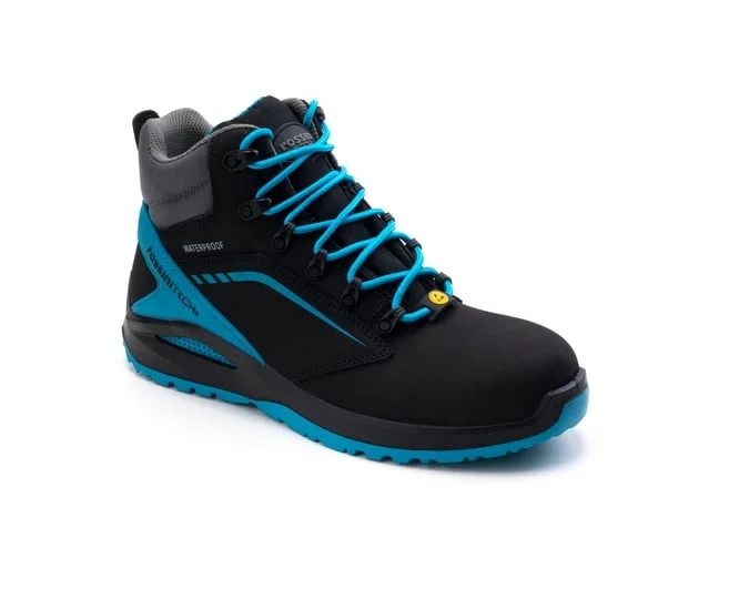 Bocanci de protectie cu bombeu S3 SRC ESD, Rossini Streif, culoarea negru