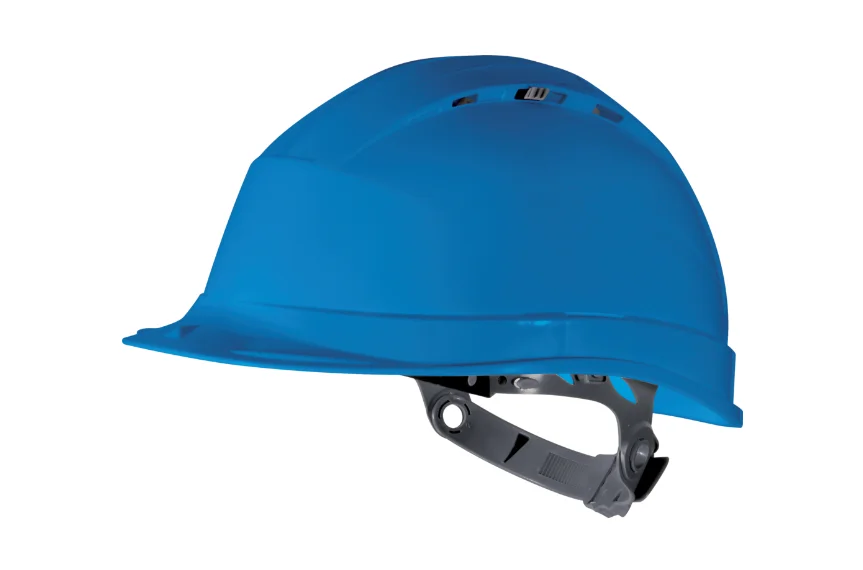 Casca de protectie ventilata, culoarea albastru, QUARTZ I, Delta Plus