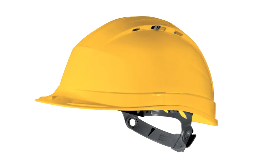 Casca de protectie ventilata, culoarea galben, QUARTZ I, Delta Plus